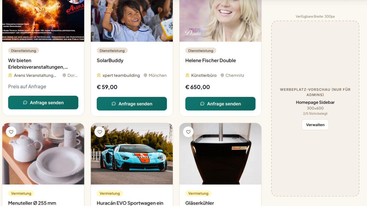 Homepage Sidebar