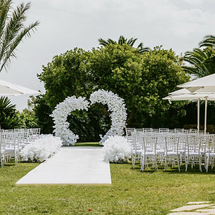 Zeremonien Bogen Set für Hochzeit Rosen