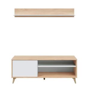 Mueble TV con estante 135CM 016616F
