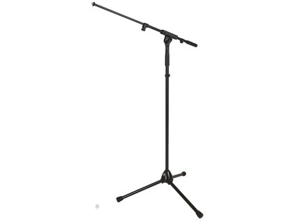Mikrofonní stojan K&M – černý, vysoký s ramenem