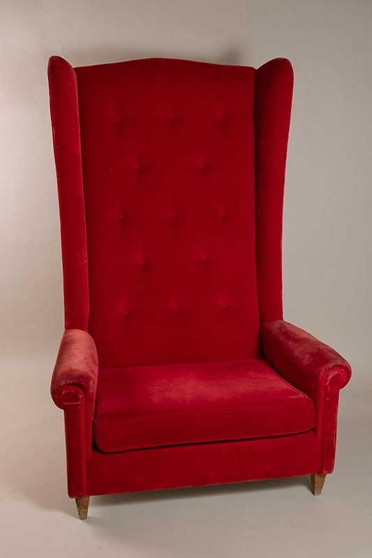 Cadeirão Capitoné Vermelho