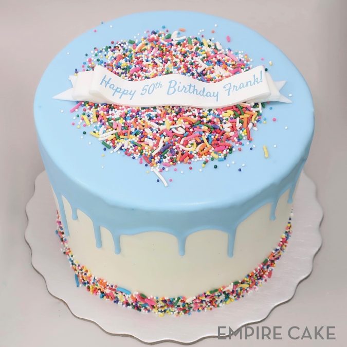 Party Drip & Sprinkles Cake