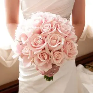 Ramo de novia rosas rosadas