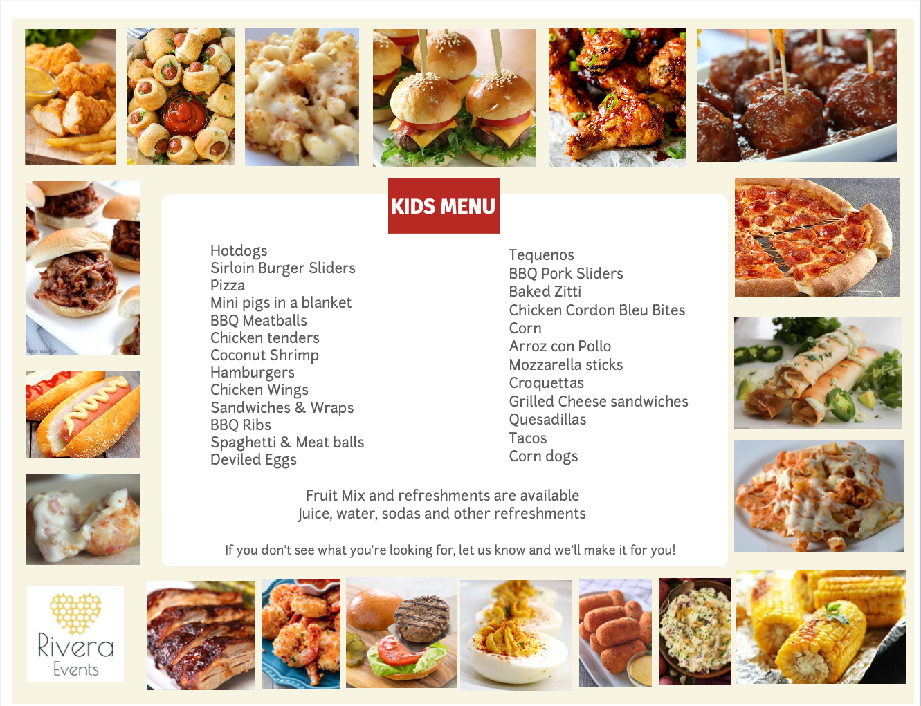 Kids Birthday Party Catering