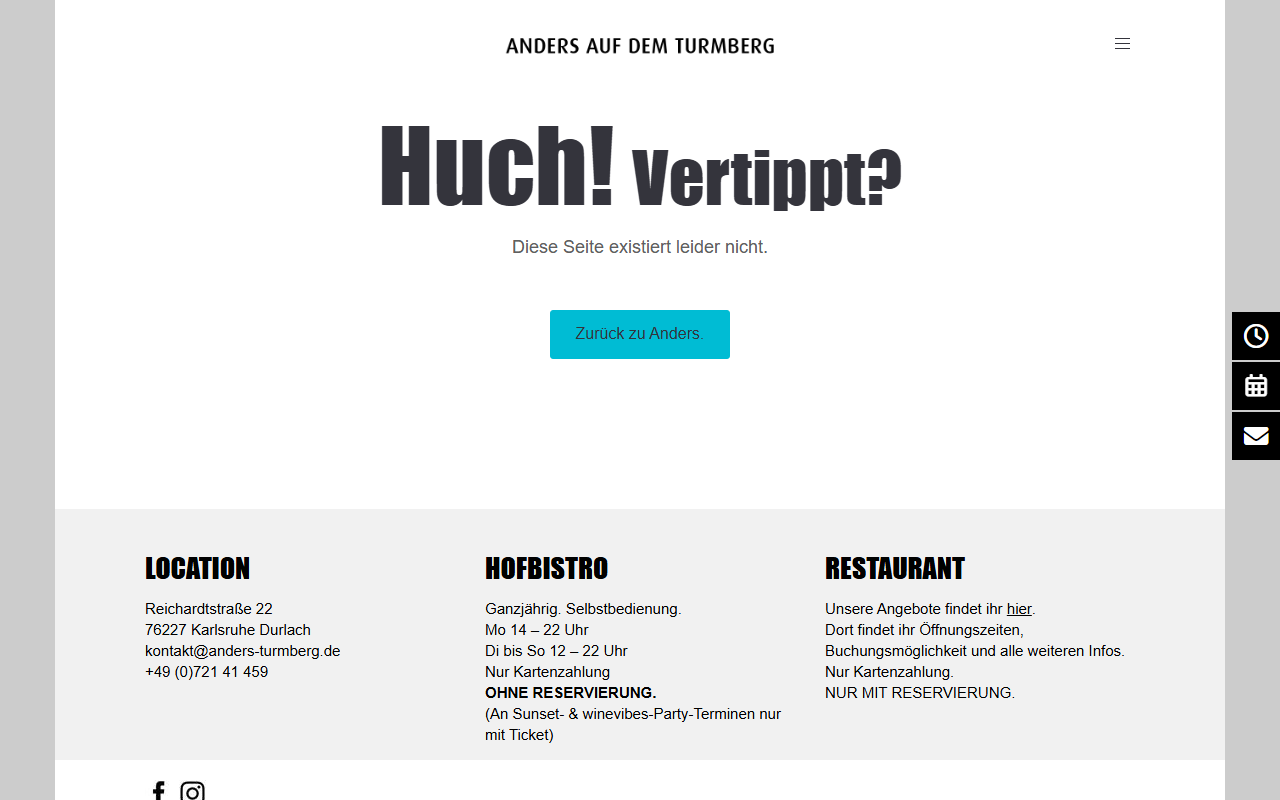 Anders auf dem Turmberg