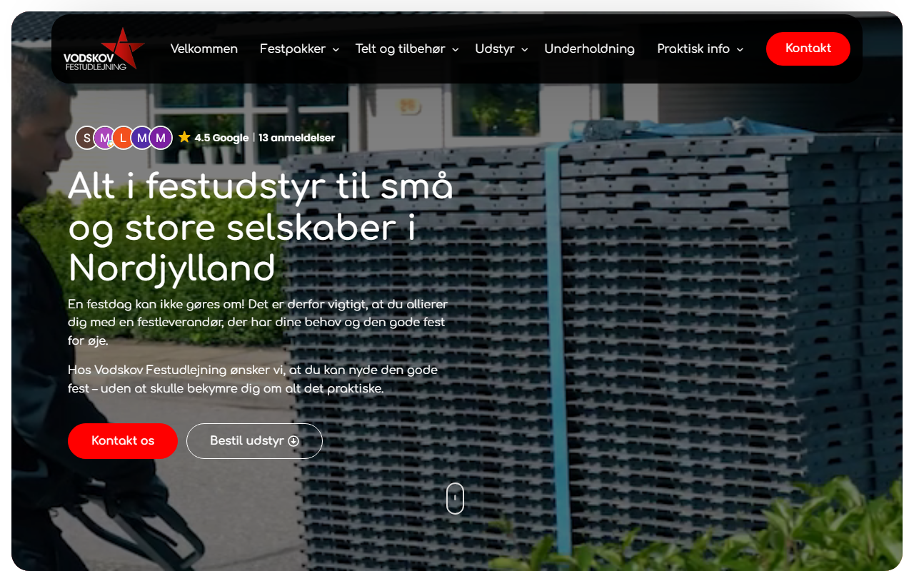 Vodskov Festudlejning