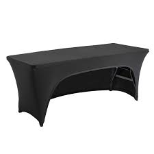 Nappe noire ou blanche pour table pliante
