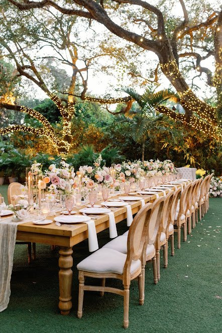 Reception Table Centerpieces & Florals