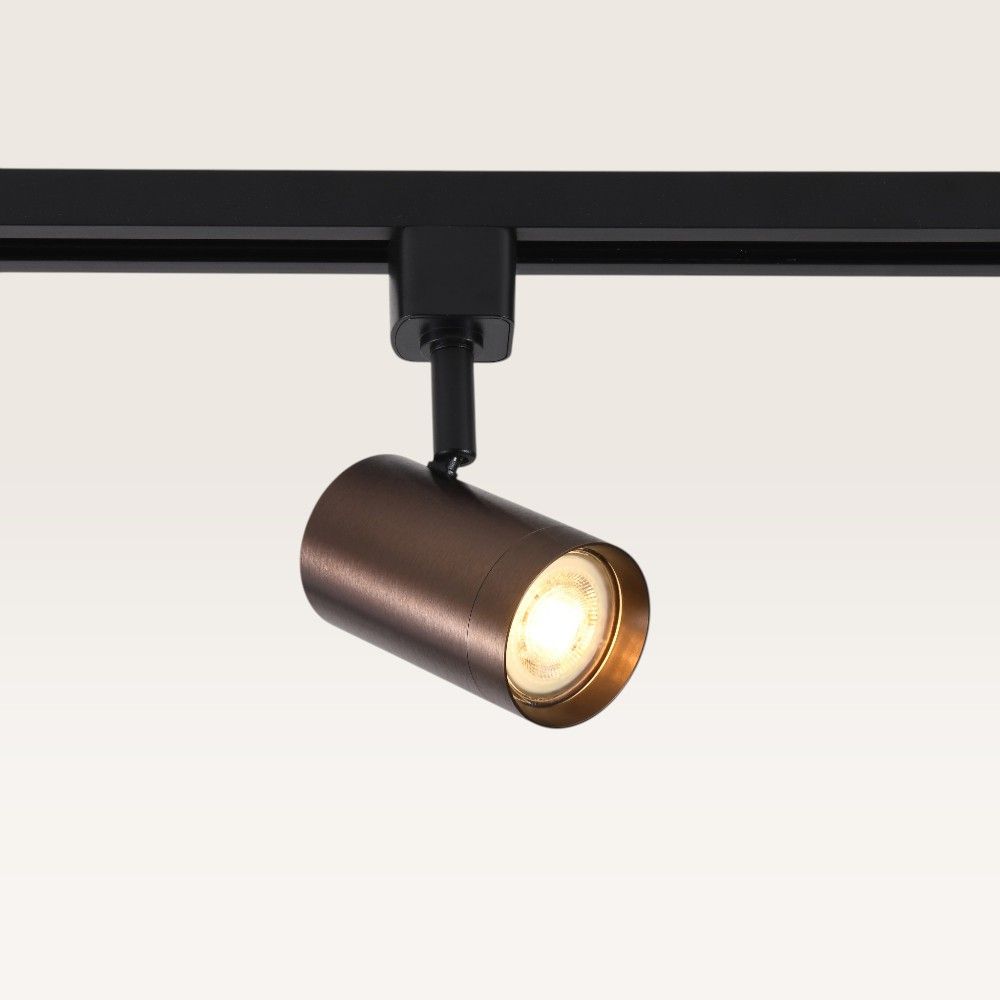 Schienenspot Beloria bronzo scuro