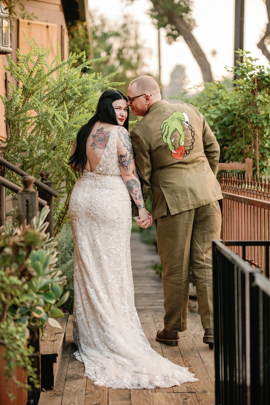 Secret Elopement Ceremony at Old Brown House