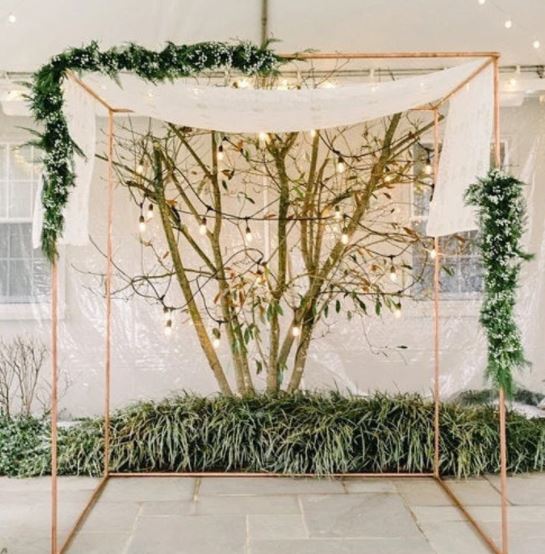 Copper Chuppah Wedding Arch Rental