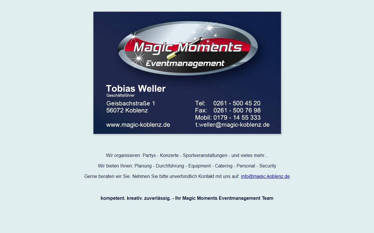 Magic Moments Eventmanagement