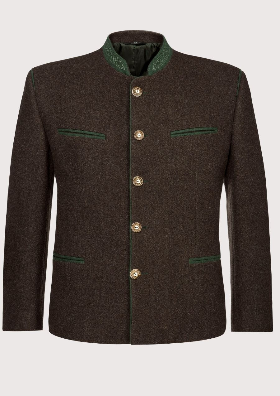 Forest Trim Bavarian Wool Jacket
