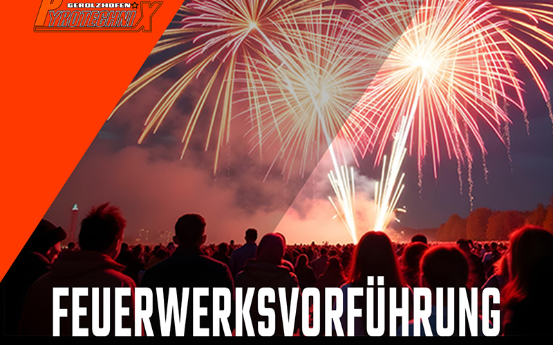Feuerwerksshow für Veranstaltungen