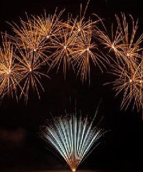 Familienfeuerwerk