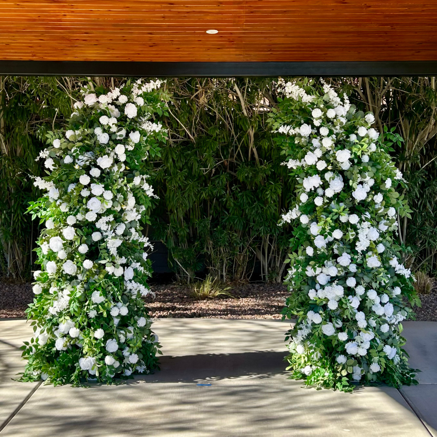 Kiss Me Flower Arch