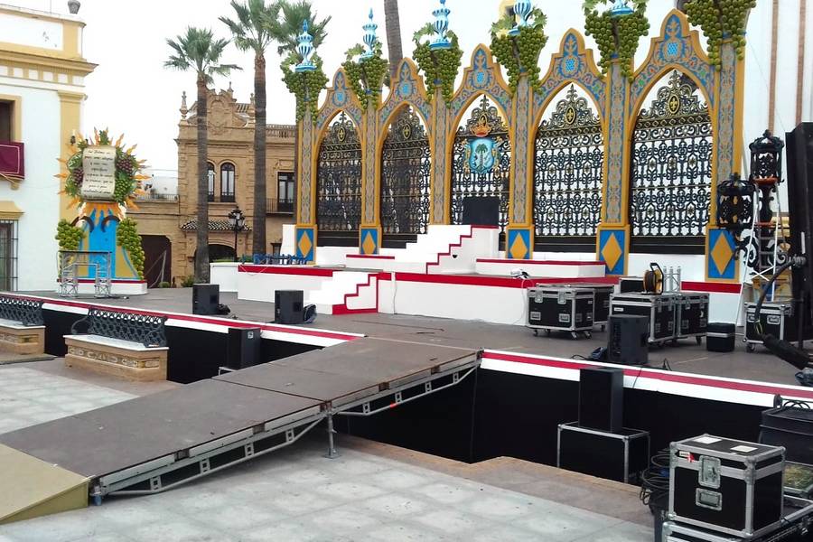 Instalación de Escenarios para Eventos