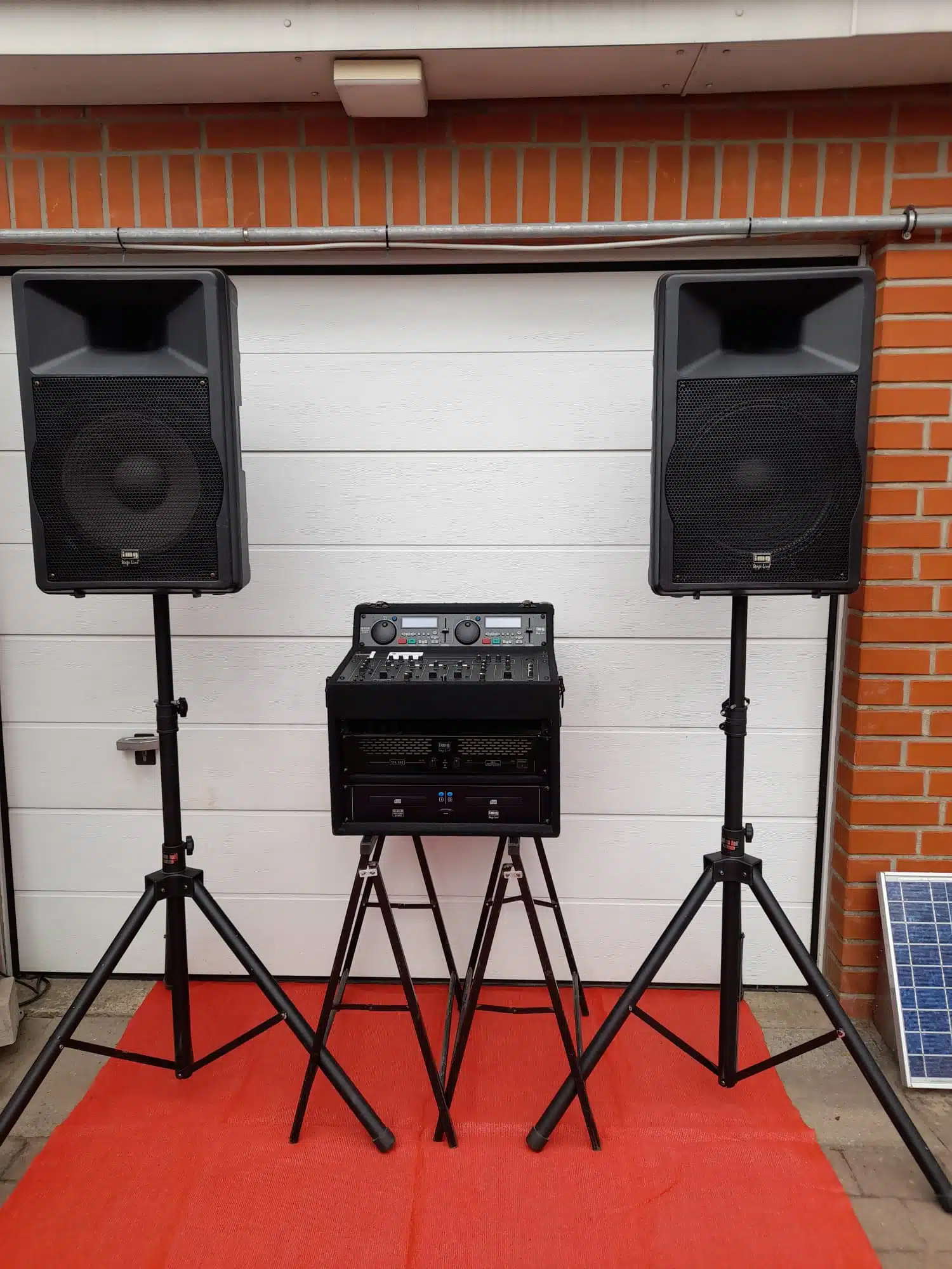 Komplette Musikanlage IMG STAGELINE mit 2 x Subwoofer, 2 x Sat Lautsprecher