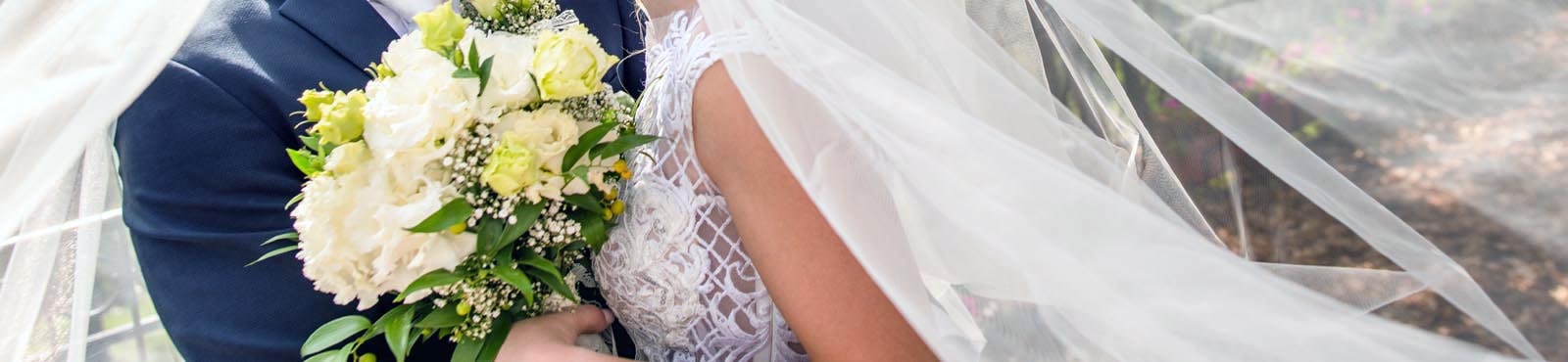 Cascading White Roses
