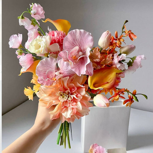 Tropical Sunset Bridal Bouquet