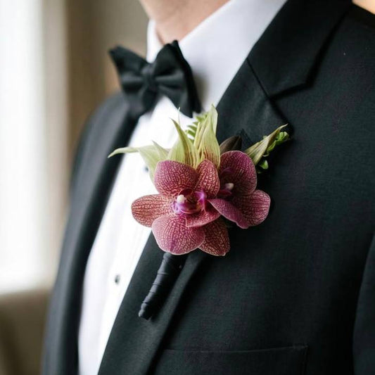 Orchid Boutonnière