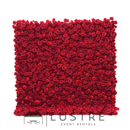 Ruby Flower Wall 8' x 8' ft