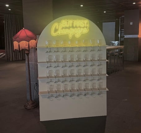 Champagne Wall