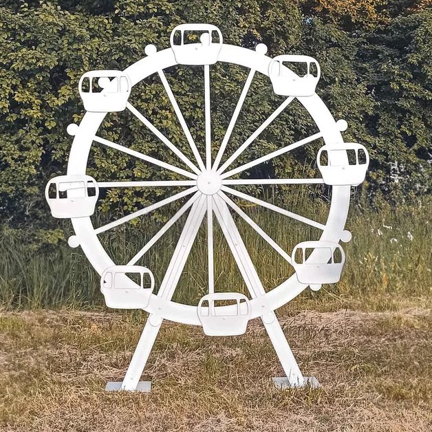 Ferris Wheel Backdrop Decor
