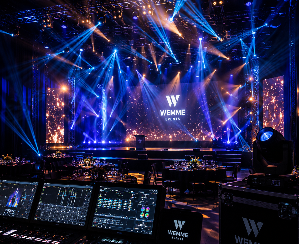 Großevent-Set Lichttechnik inkl. Truss und Operator
