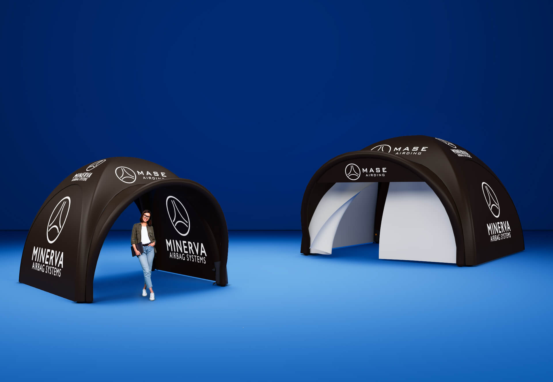 isyAIR TENT Aufblasbares Eventzelt
