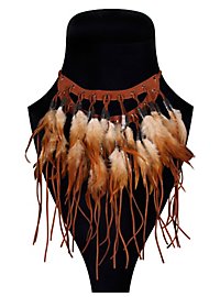 Federschmuck Halskette