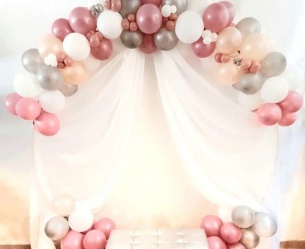 Decoración con Globos para Comuniones