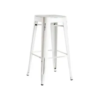 Taburete Metal Blanco