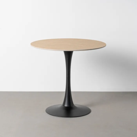 Mesa Redonda Travertino 80 × 80 × 75 cm