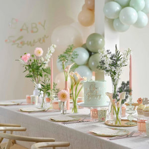 Decoración de baby shower y bautizo