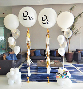2 Giant Personalized Balloons for Weddings