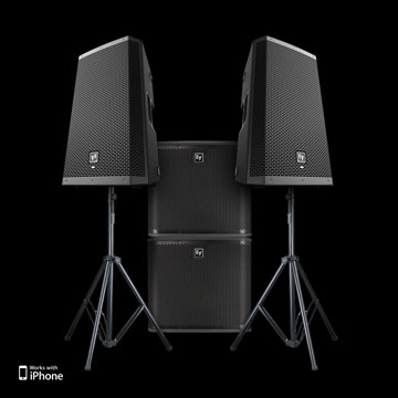 Großes Soundsystem