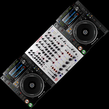 CDJ-2000 Nexus DJ-Pult mit XONE:92