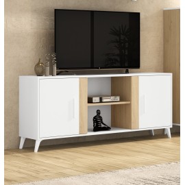 Mueble TV Lyon Blanco/Roble Pegasus