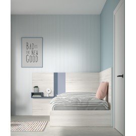303. Cama con Somier Abatible Apertura Lateral