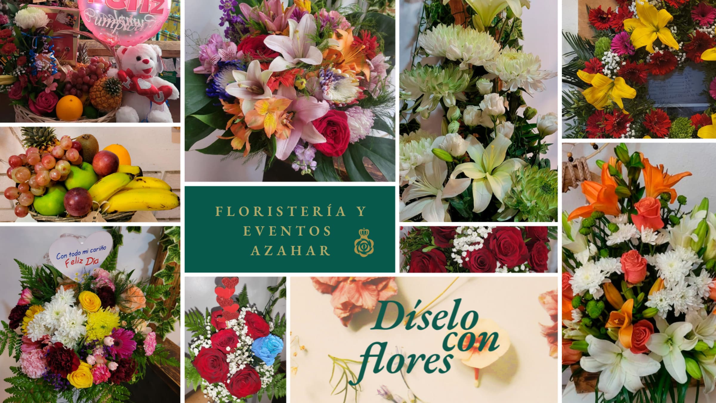 Decoraciones Florales para Bodas, Bautizos y Comuniones