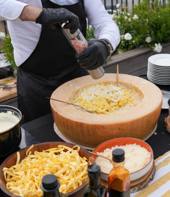 Parmesan Pasta Wheel Station