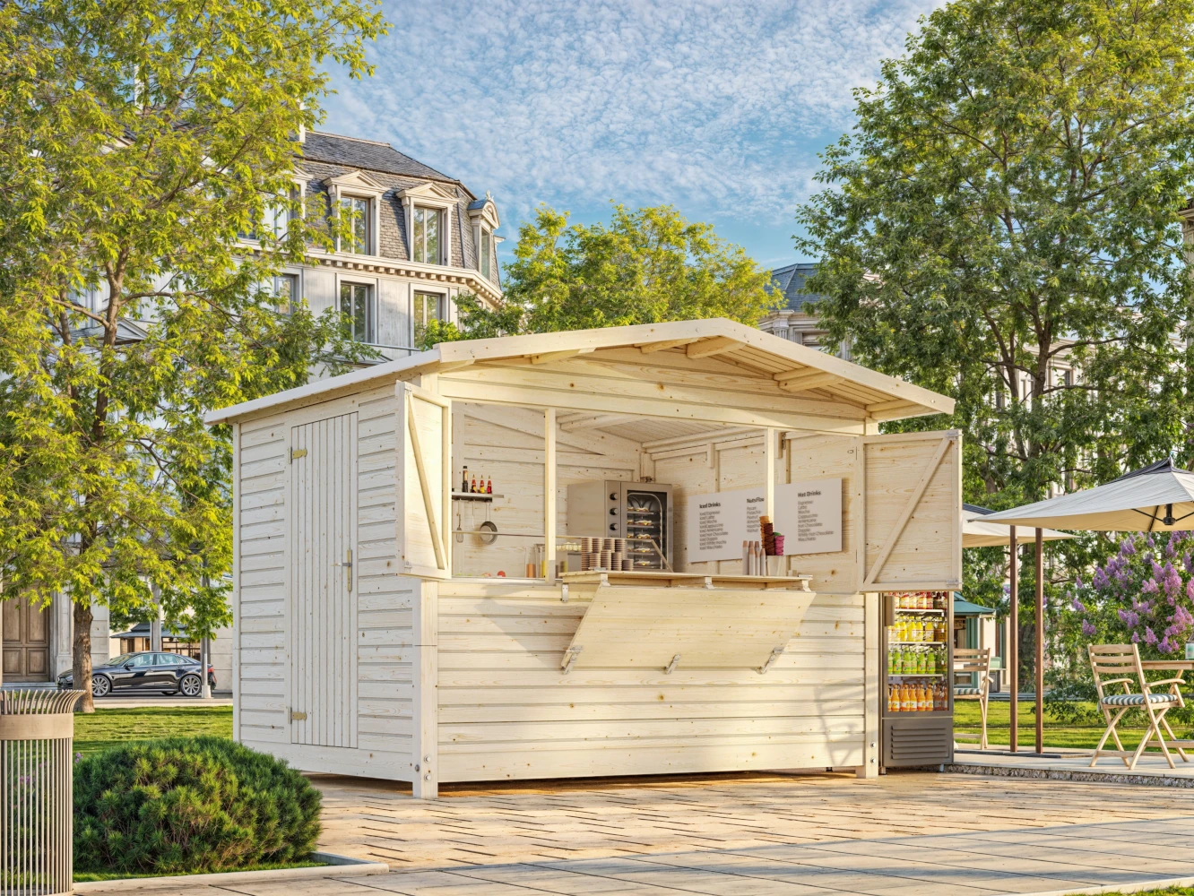 Faltbarer Verkaufsstand Marian 6,2 m²