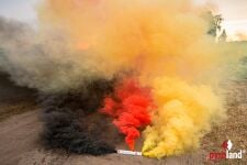 Rauchflagge 40s schwarz/rot/gold