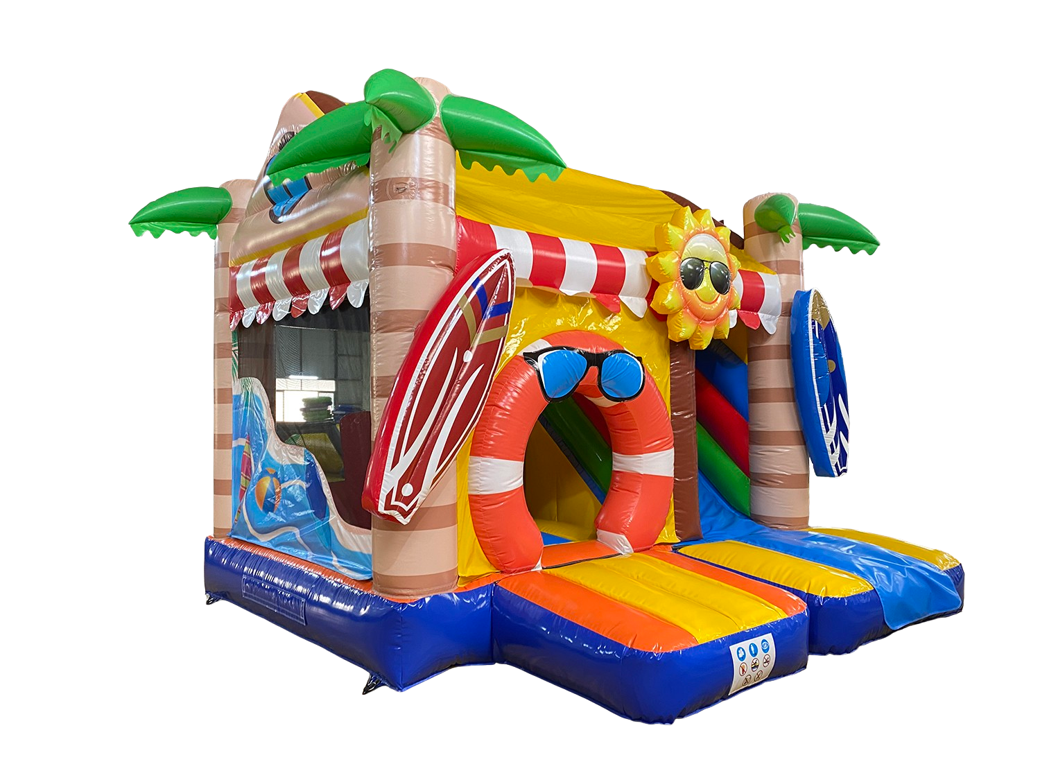 Hüpfburg 4,2x4 m – Mini Multiplay Beach