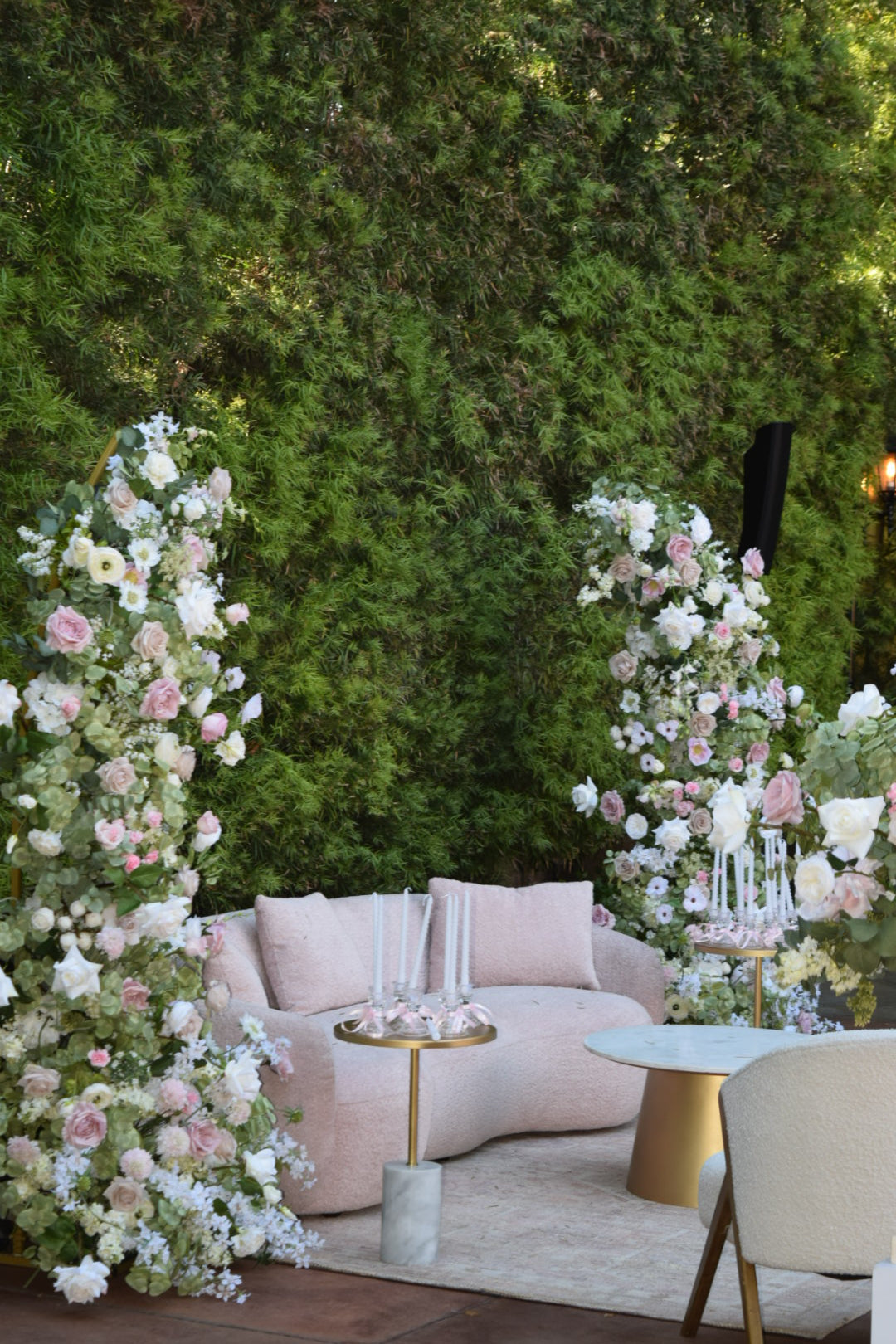 Silk Floral Aisle Arrangements Rental