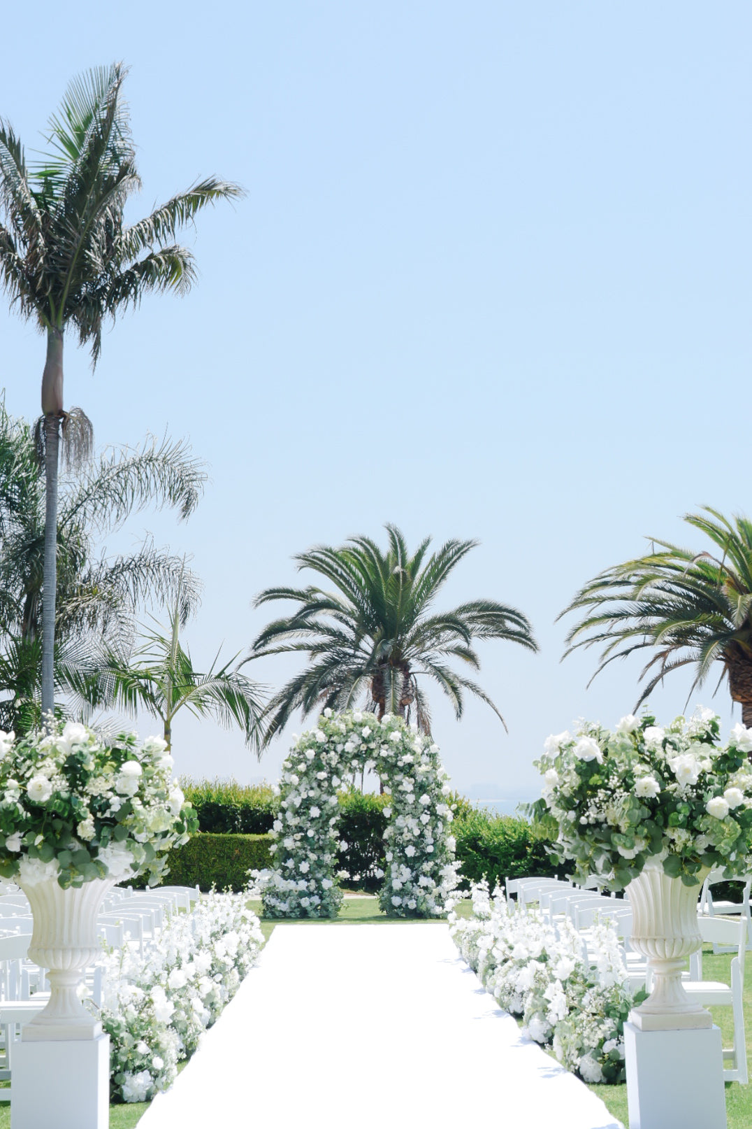 Premium Silk Floral Arch Rental