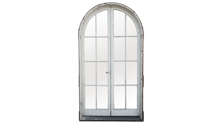 Backdrop, Arched French Doors