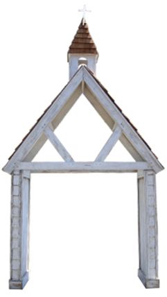 Arch, Handcrafted White Chapel