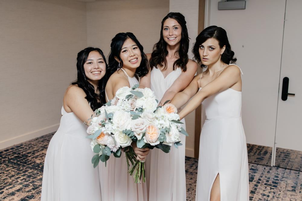 Wedding Bouquet "Forever Bloom" - Roses, Ranunculus, Stock